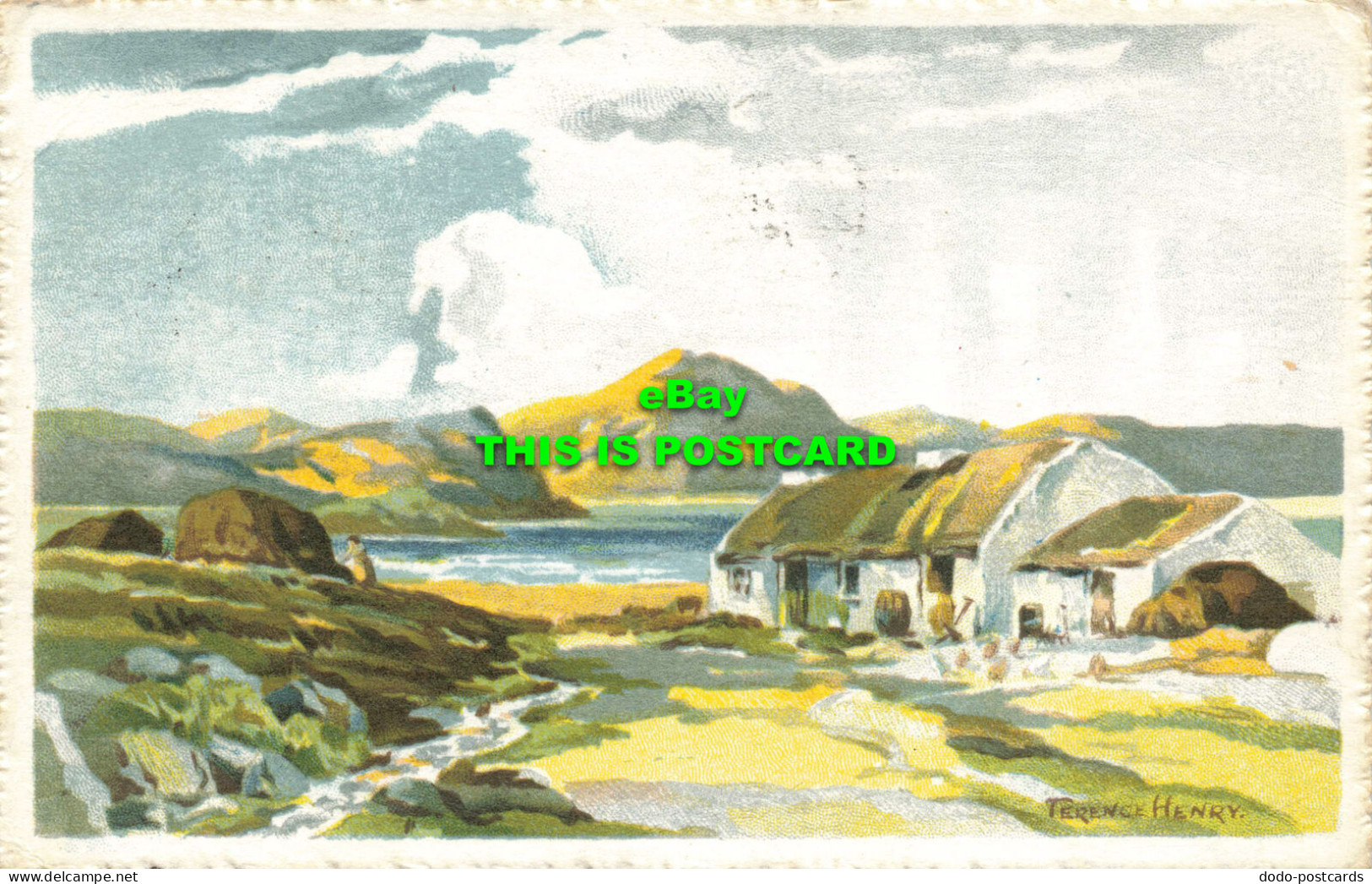 R568350 Terence Henry. No. 7008. Cottage By Sea In Connemara. Scholastic Product - Mondo