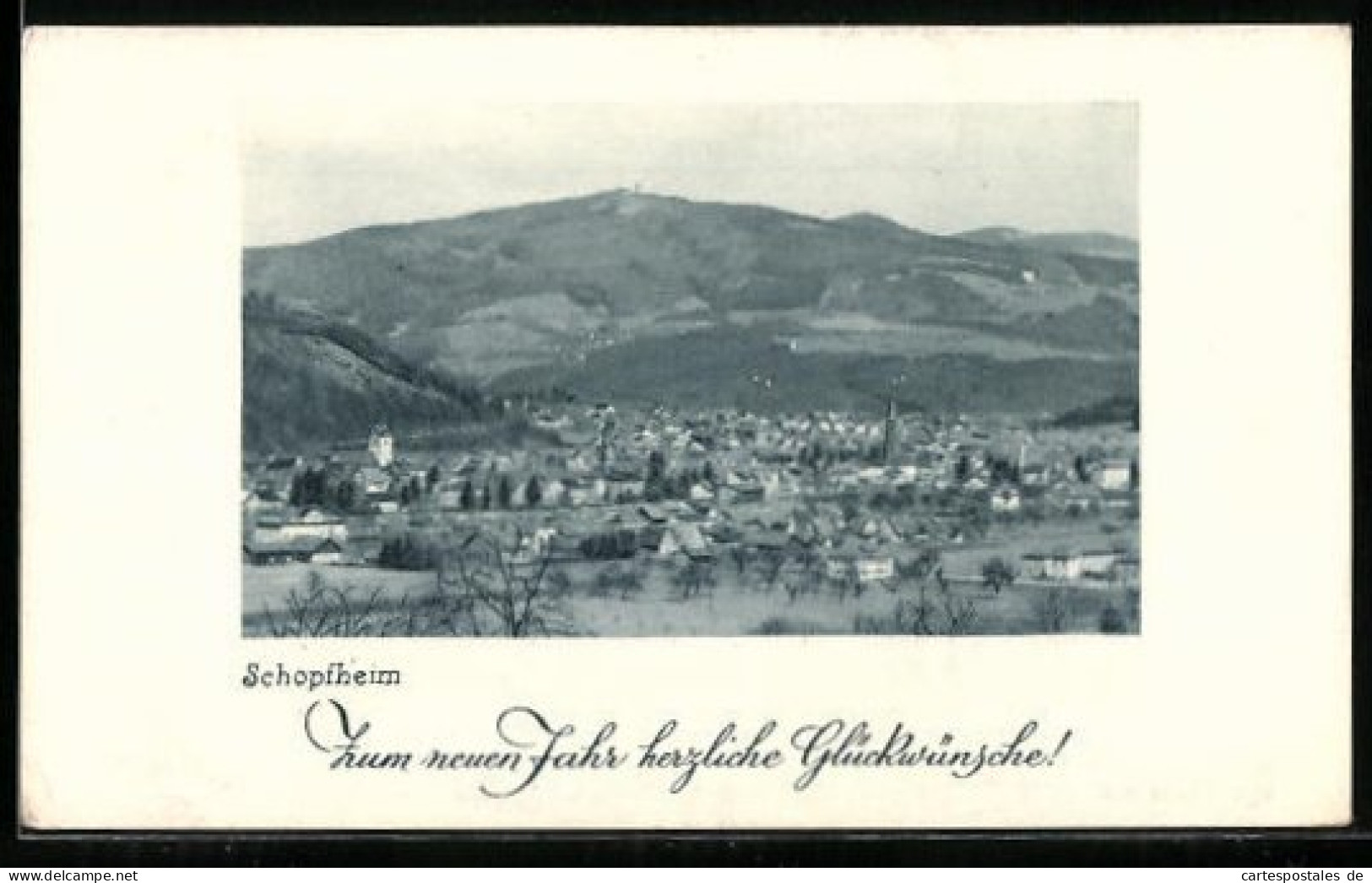 AK Schopfheim, Ortsansicht Mit Umland  - Schopfheim
