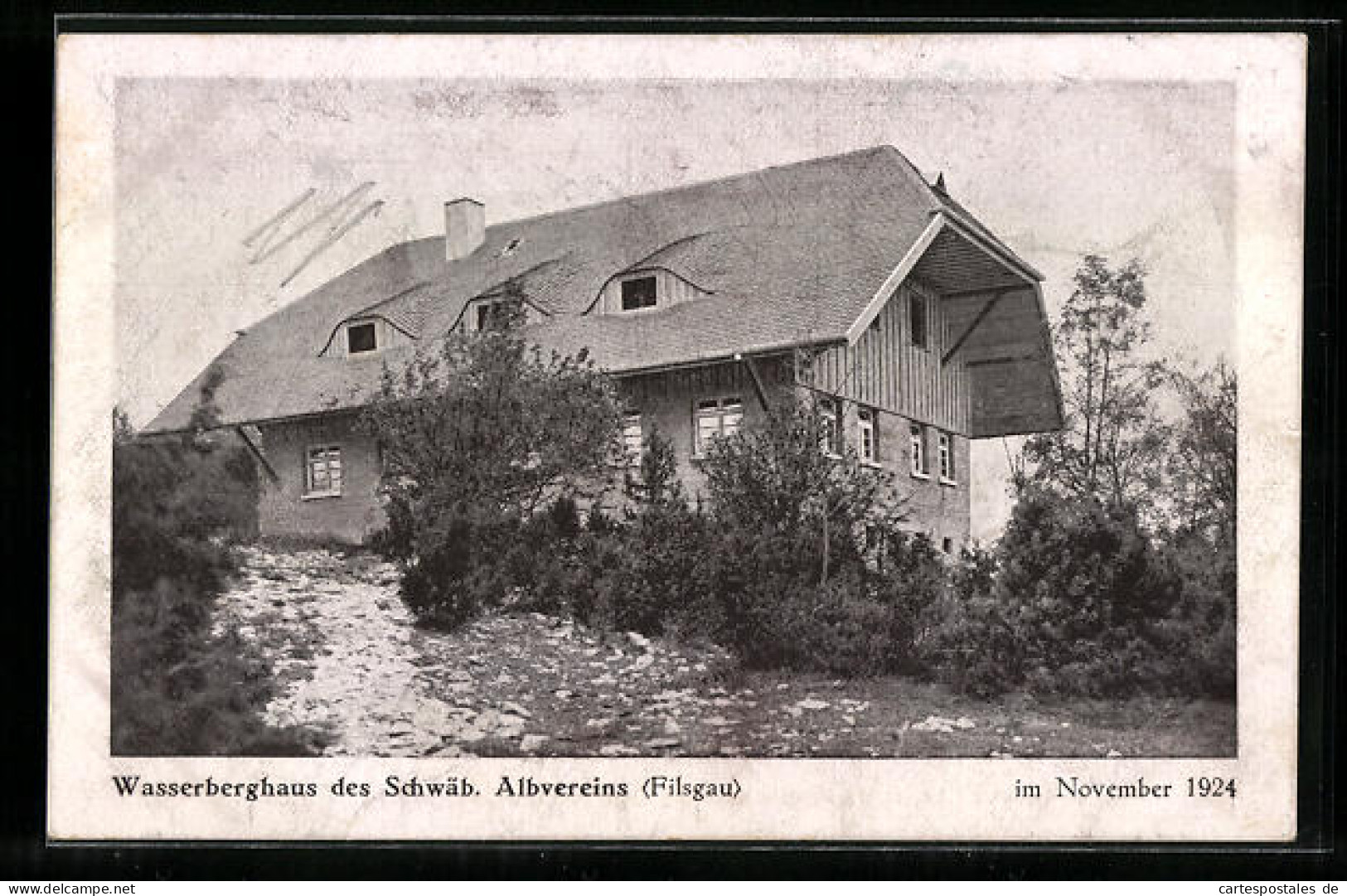 AK Bad Überkingen, Wasserberghaus Filsgau Des Schwäb. Albvereins  - Bad Überkingen