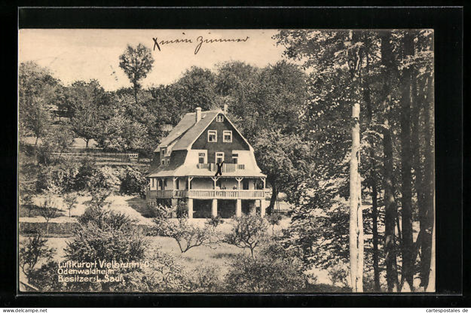 AK Vielbrunn I./D., Blick Auf Das Odenwaldheim  - Odenwald