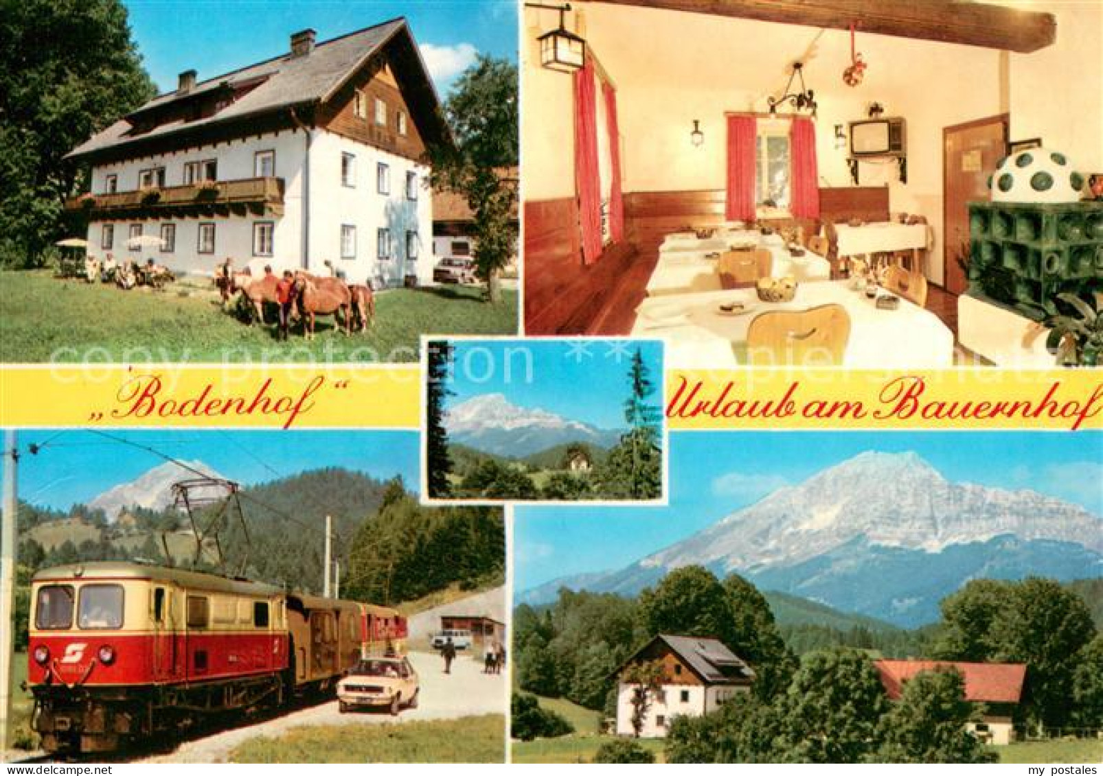 73659020 Wienerbruck Bodenhof Urlaub Auf Dem Bauernhof Eisenbahn Alpen Wienerbru - Autres & Non Classés