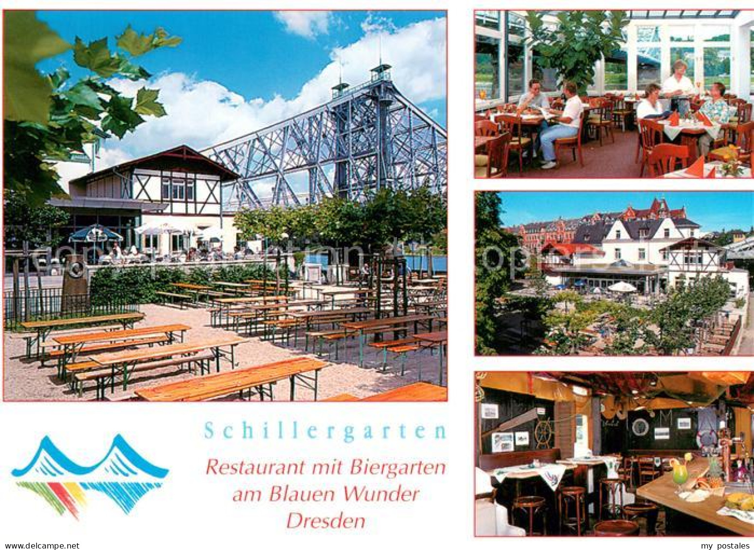 73658854 Dresden Schillergarten Restaurant Biergarten Am Blauen Wunder Loschwitz - Dresden