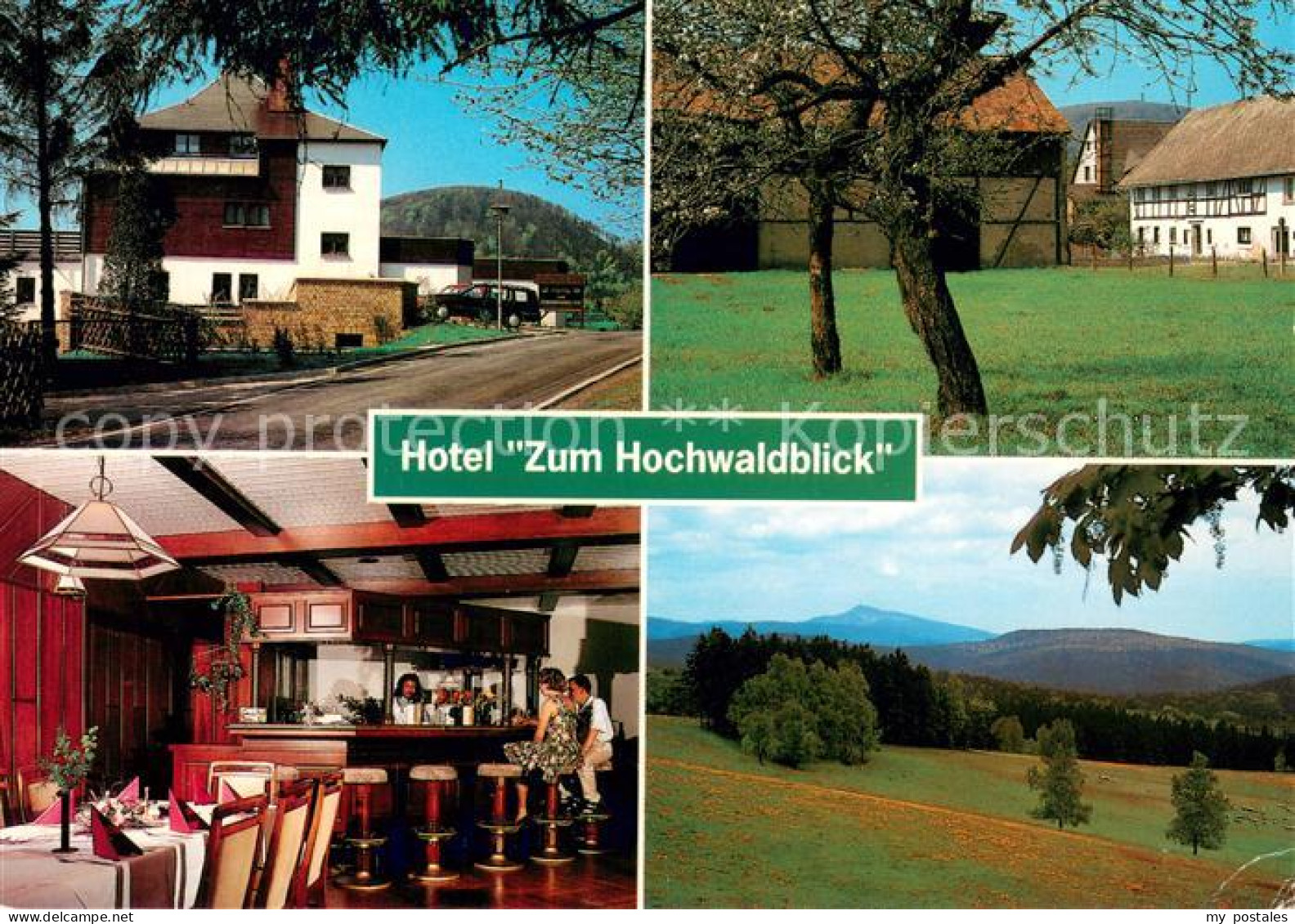 73658712 Lueckendorf Hotel Zum Hochwaldblick Restaurant Landschaftspanorama Hoch - Oybin