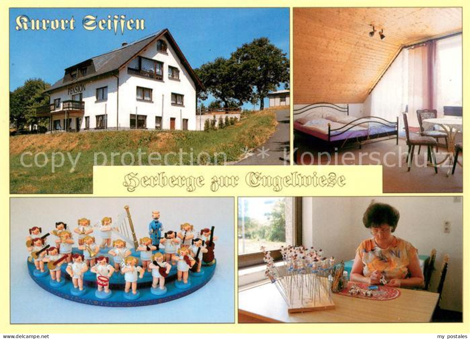 73658706 Seiffen Erzgebirge Pension Und Kunstgewerbe Herberge Zur Engelwiese Fre - Seiffen