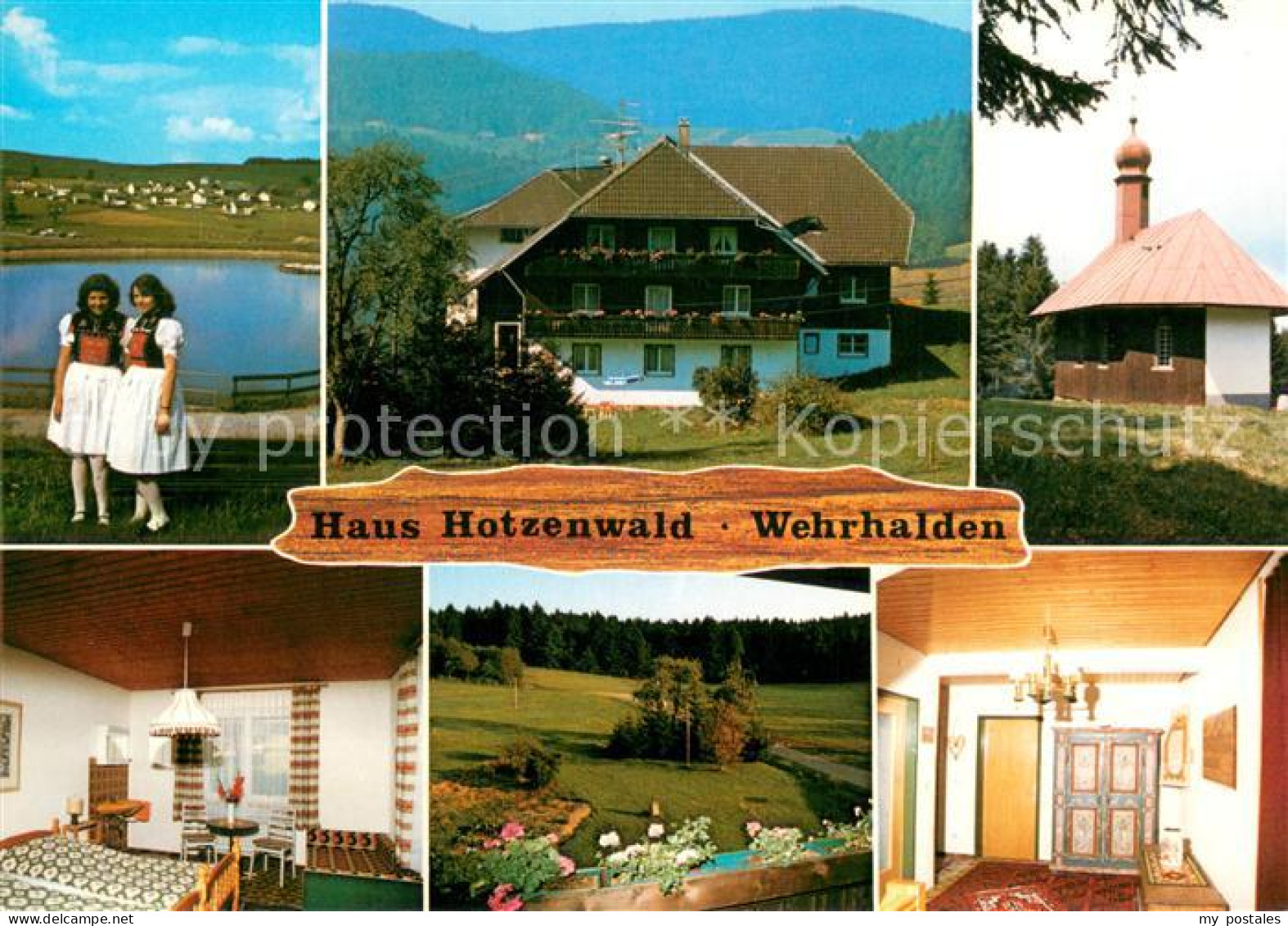 73658673 Wehrhalden Pension Haus Hotzenwald Fremdenzimmer Trachten Landschaftspa - Autres & Non Classés