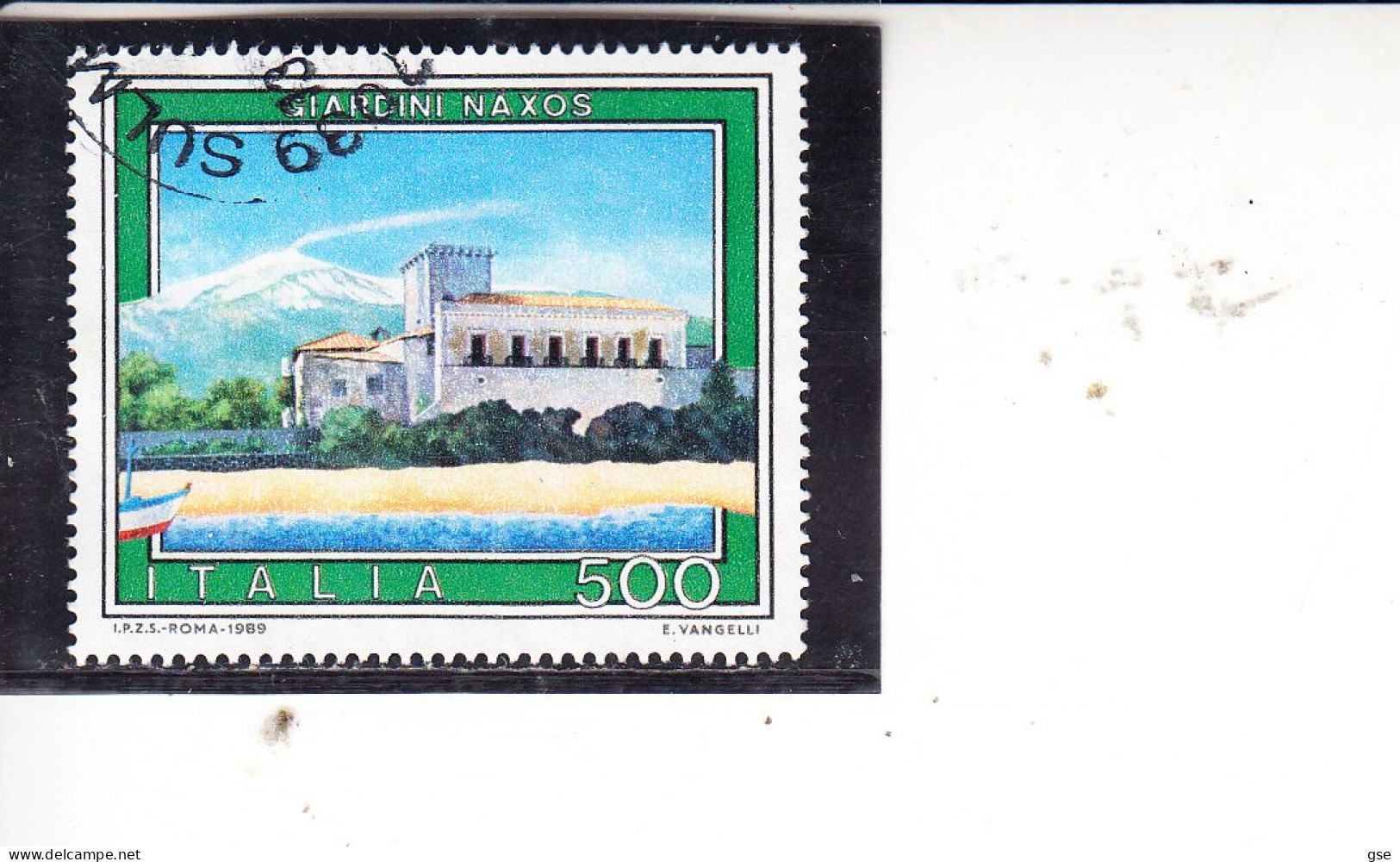 ITALIA  1989 -  Sassone  1869° -  Turismo -  Giardini Naxos - 1981-90: Afgestempeld