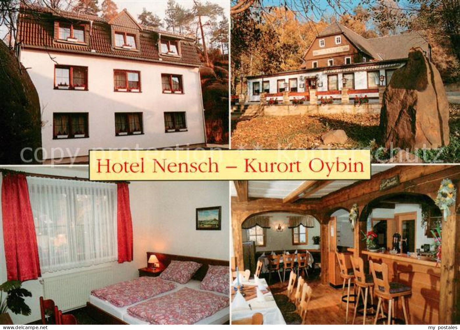 73658330 Oybin Hotel Nensch Im Zittauer Gebirge Restaurant Fremdenzimmer Gedenks - Oybin