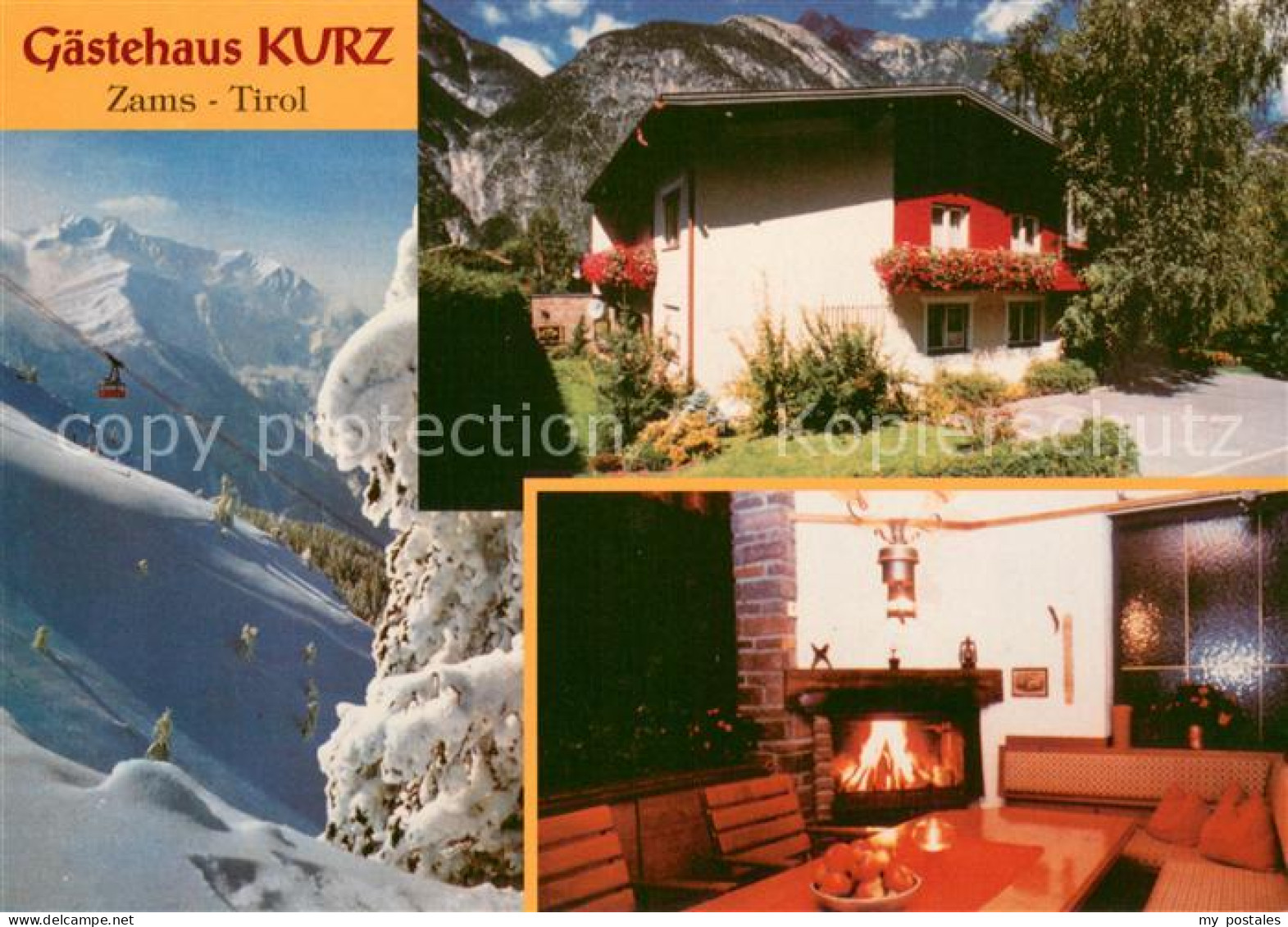 73658274 Zams Gaestehaus Kurz Kaminzimmer Winterzauber In Den Alpen Zams - Altri & Non Classificati