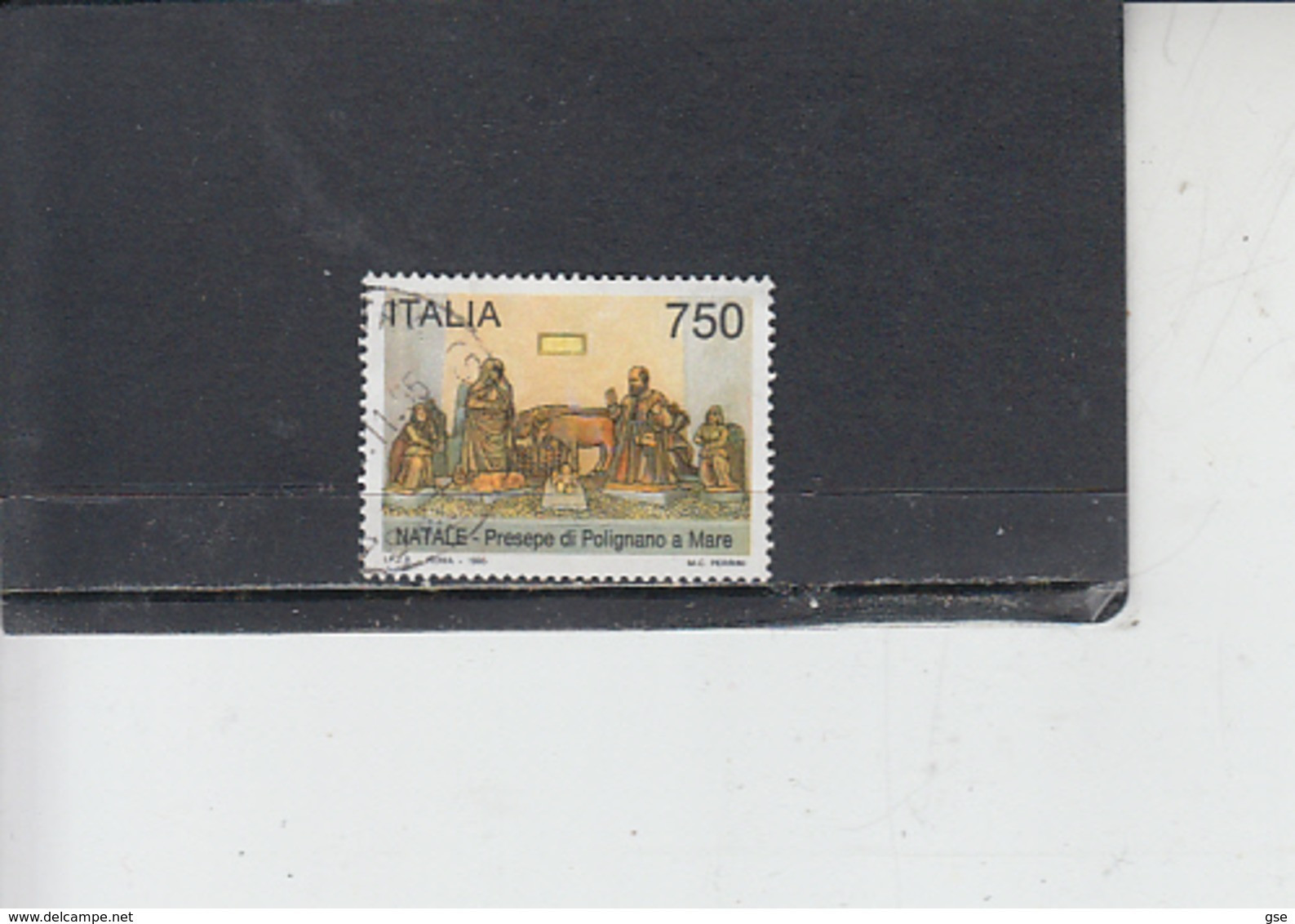 ITALIA  1995 - Sassone  2191° - Natale - Presepe Putignano - Arte - 1991-00: Used