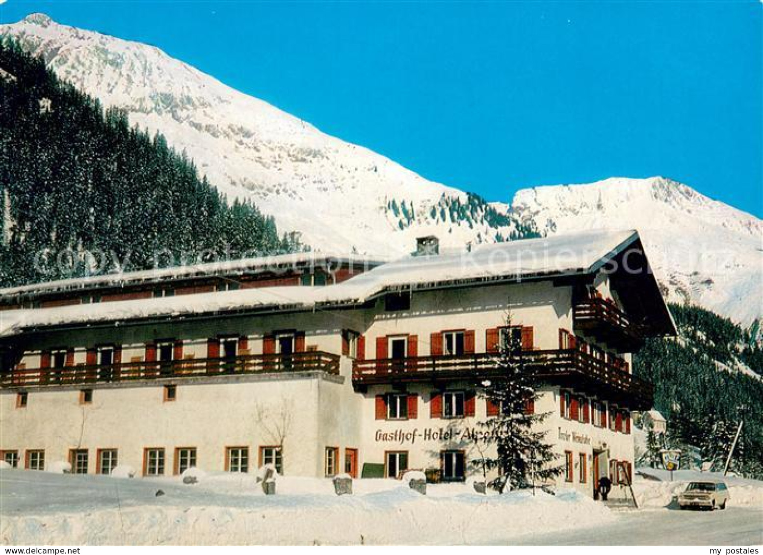 73658211 Elbigenalp Hotel Pension Alpenrose Winterlandschaft Alpen Elbigenalp - Altri & Non Classificati