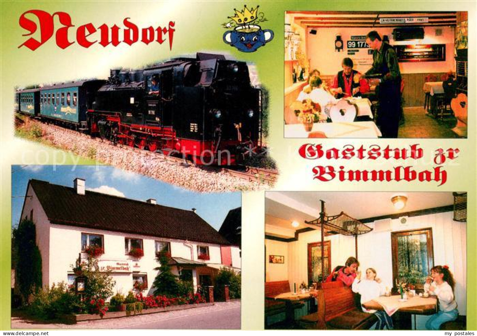 73657856 Neudorf Annaberg Gaststub Zr Bimmlbah Eisenbahn Dampflokomotive Neudorf - Annaberg-Buchholz
