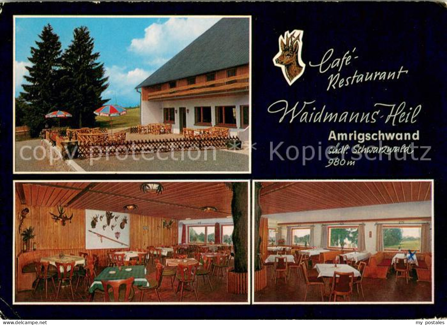 73657523 Amrigschwand Cafe Restaurant Waidmanns Heil Im Schwarzwald Amrigschwand - Hoechenschwand