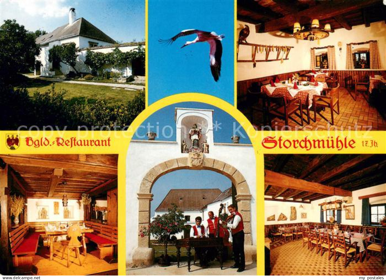 73657497 Oslip Restaurant Storchmuehle 1. Landeswappentraeger Des Burgenlandes S - Other & Unclassified