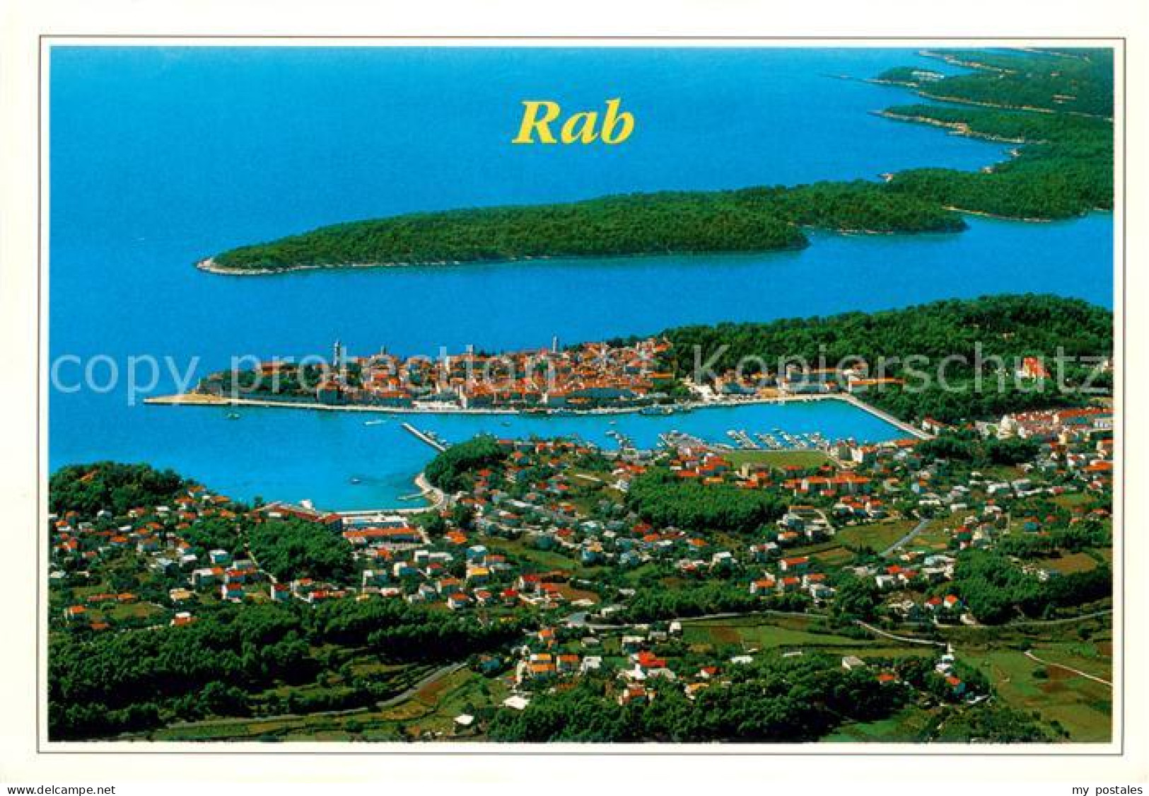 73657477 Rab Croatia Fliegeraufnahme Rab Croatia - Croacia