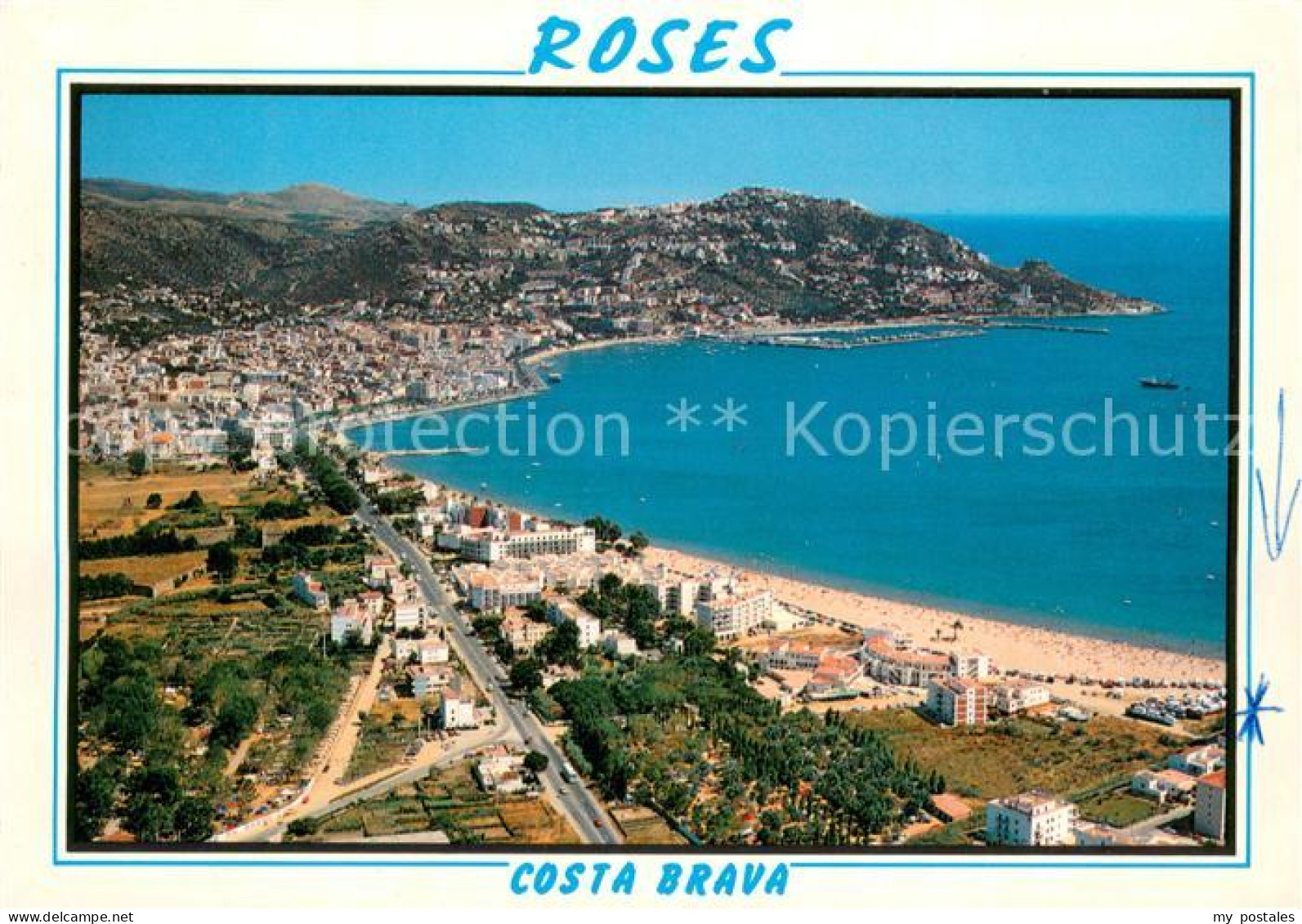 73657423 Roses Costa Brava Fliegeraufnahme Roses Costa Brava - Sonstige & Ohne Zuordnung