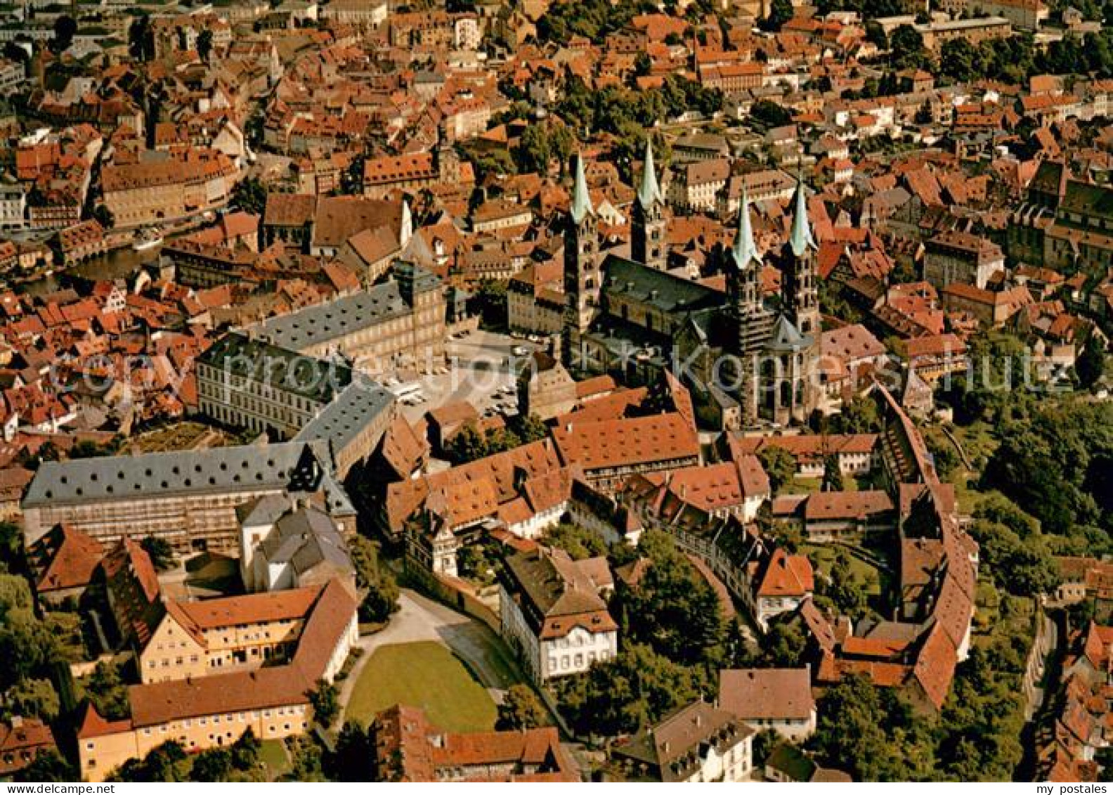 73657182 Bamberg Dom Altstadt Fliegeraufnahme Bamberg - Bamberg