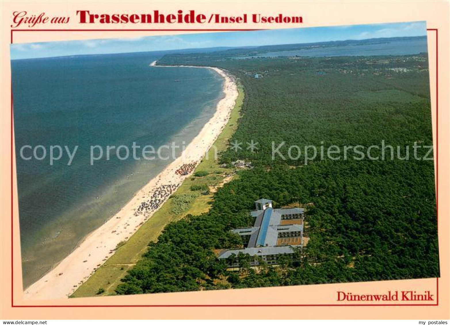 73657155 Trassenheide Usedom Duenenwald Klinik Fliegeraufnahme Trassenheide Used - Autres & Non Classés