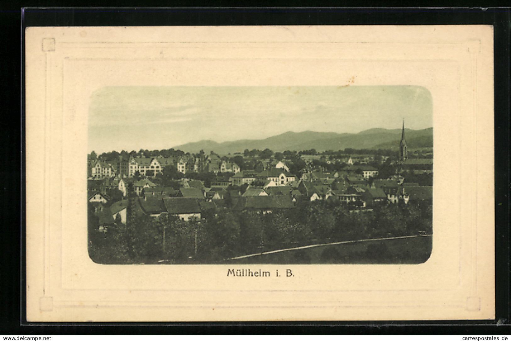 AK Müllheim, Panorama Vom Hügel Aus  - Muellheim