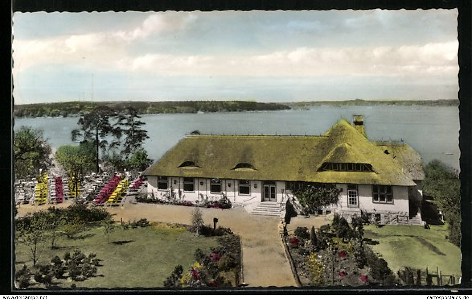 AK Berlin-Wannsee, Ausflugslokal Mit Terrasse Am Seeufer  - Wannsee