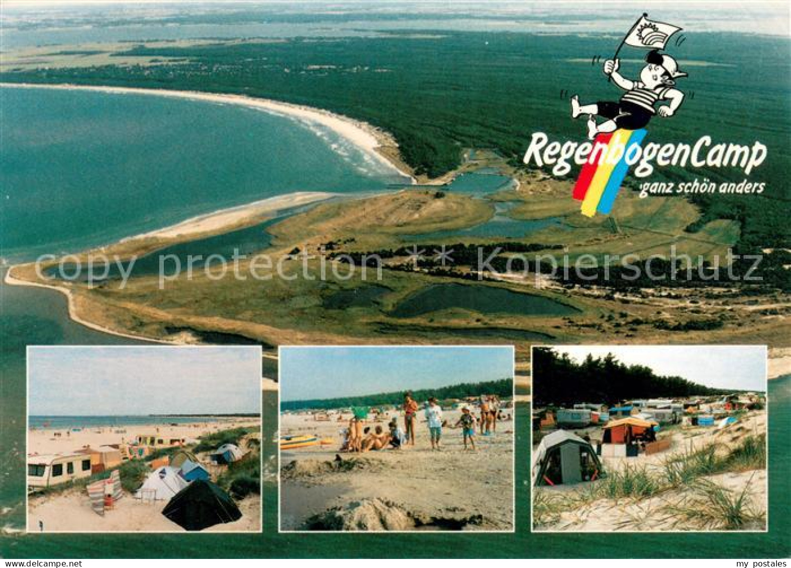 73657130 Prerow Ostseebad Regenbogen Camp Fliegeraufnahme Prerow Ostseebad - Autres & Non Classés