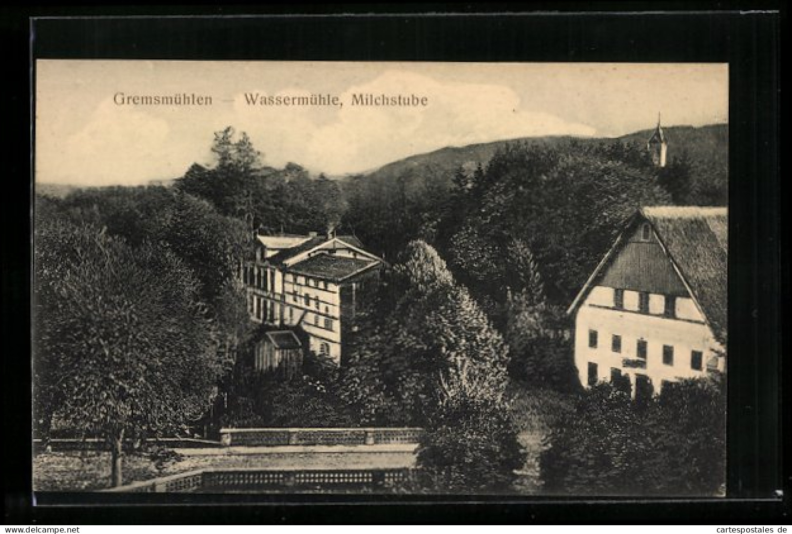 AK Gremsmühlen, Wassermühle Und Milchstube  - Autres & Non Classés