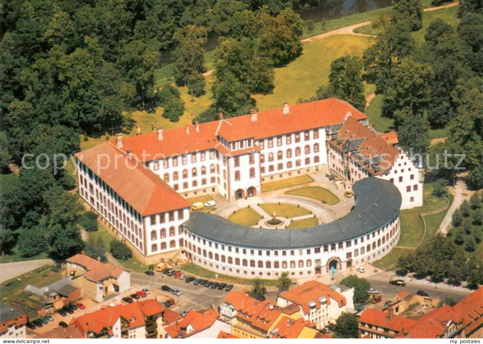 73657107 Meiningen Thueringen Schloss Elisabethenburg Fliegeraufnahme Meiningen  - Meiningen