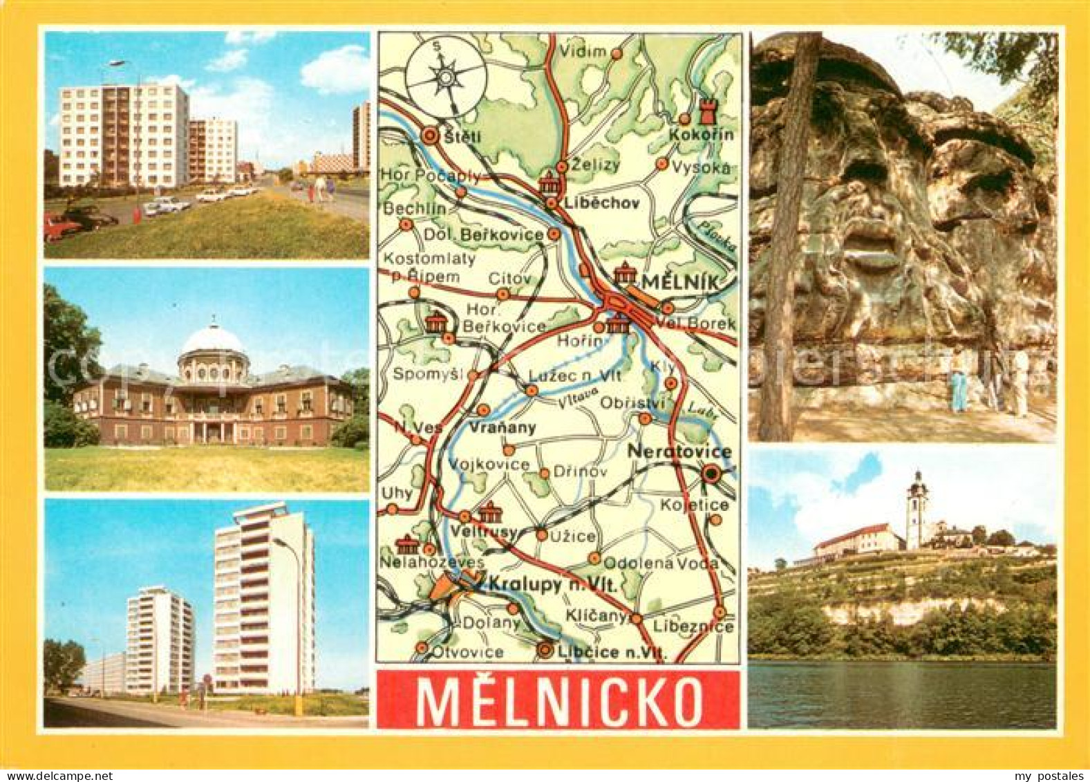 73657067 Melnik Bulgarien Und Umgebung Landkarte Schloss Felsen Melnik Bulgarien - Bulgarien