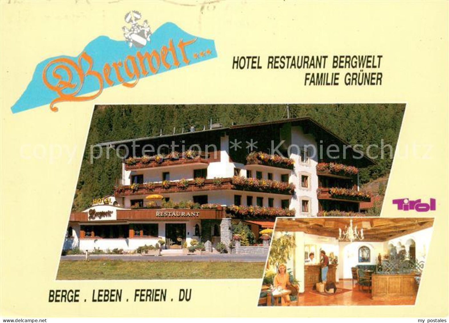 73657003 Laengenfeld Oetztal Hotel Restaurant Bergwelt Laengenfeld Oetztal - Altri & Non Classificati