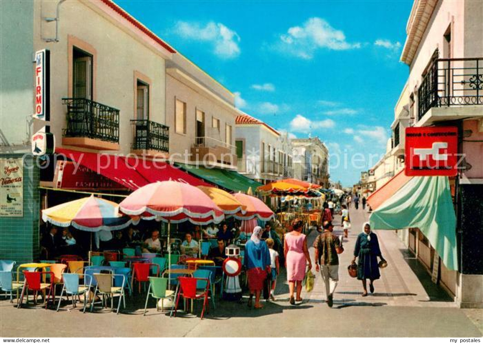 73656959 Vila Real De Santo António Um Trecho Da Avenida Dr Teofilo Braga Vila R - Sonstige & Ohne Zuordnung