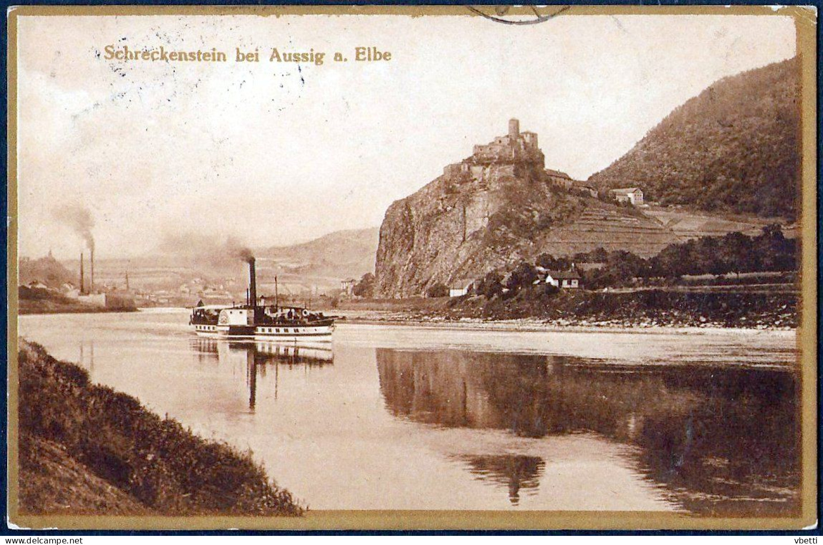 Czech Republic / Böhmen: Schreckenstein Bei Aussig An Elbe  1929 - Czech Republic