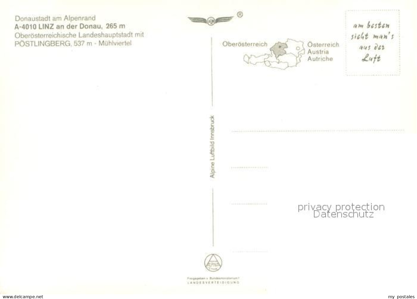 73656725 Linz Donau Fliegeraufnahme Mit Poestlingbeerg Und Muehlviertel Linz Don - Other & Unclassified