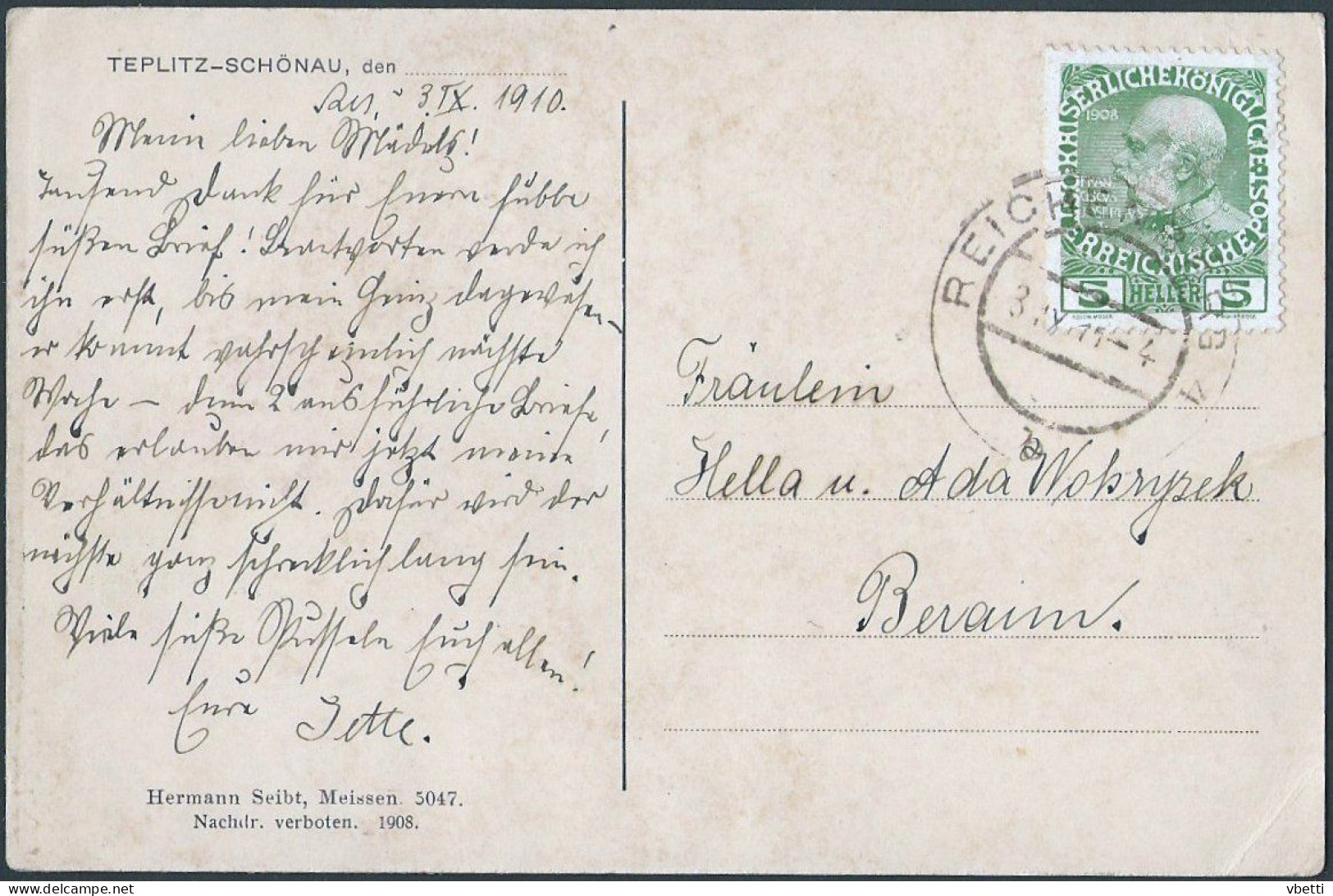 Czech Republic / Böhmen: Teplitz-Schönau (Teplice)   1910 - Czech Republic