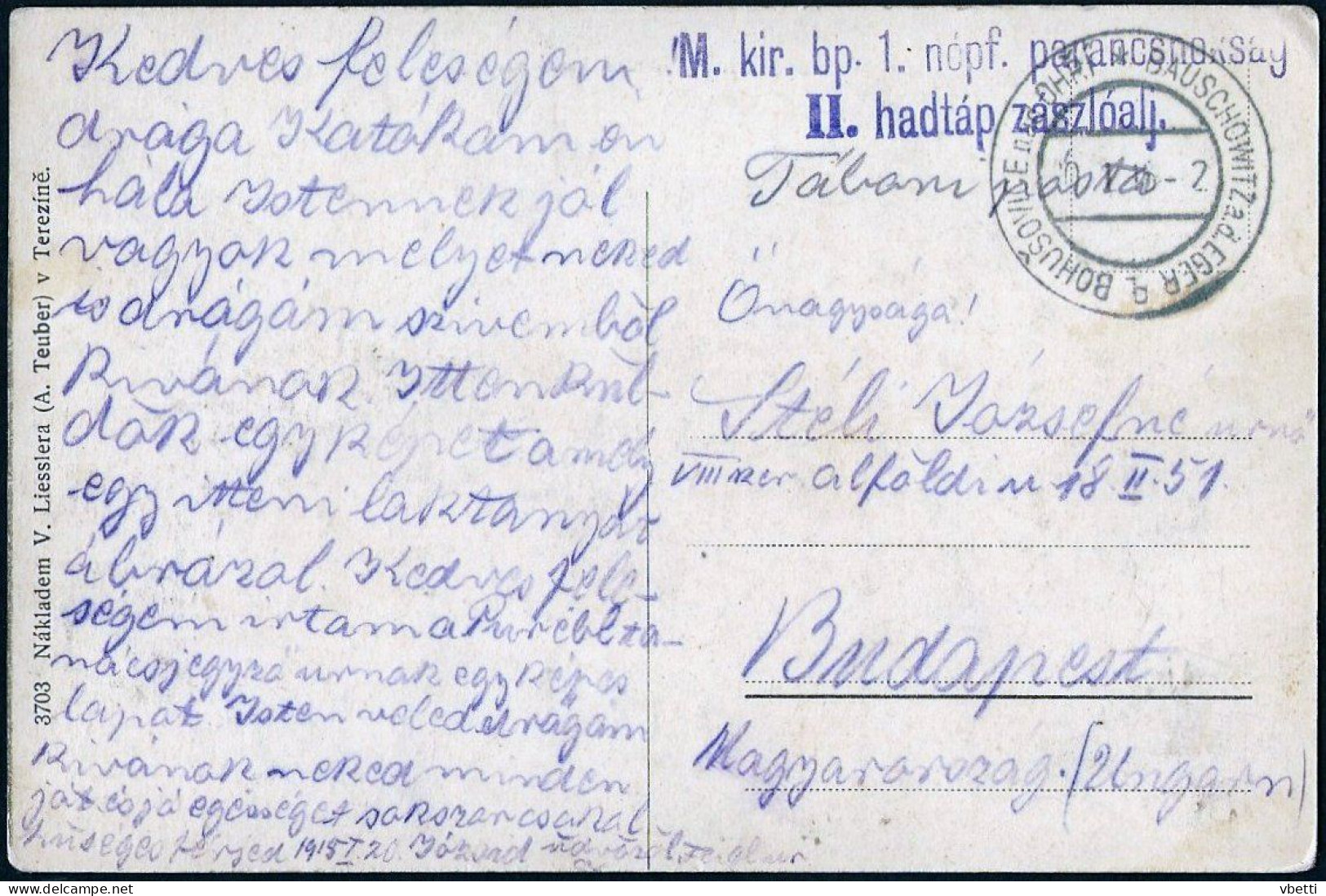 Czech Republic / Böhmen: Terezin, Jízdecká Kasárna  1914 - Czech Republic