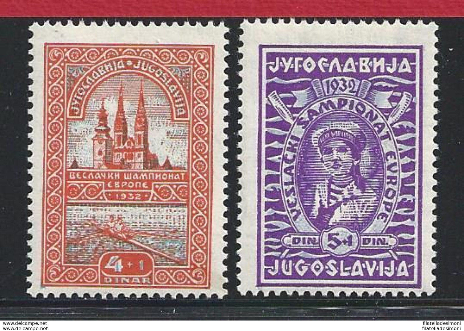 1932 JUGOSLAVIA  - Catalogo Michel N. 243/248 - Catalogo Unificato N. 225/230 - - Andere & Zonder Classificatie