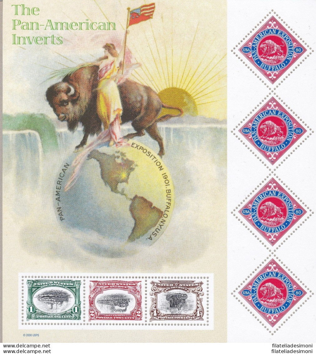 2001 Stati Uniti, Animali, BF 49  MNH/** - Otros & Sin Clasificación