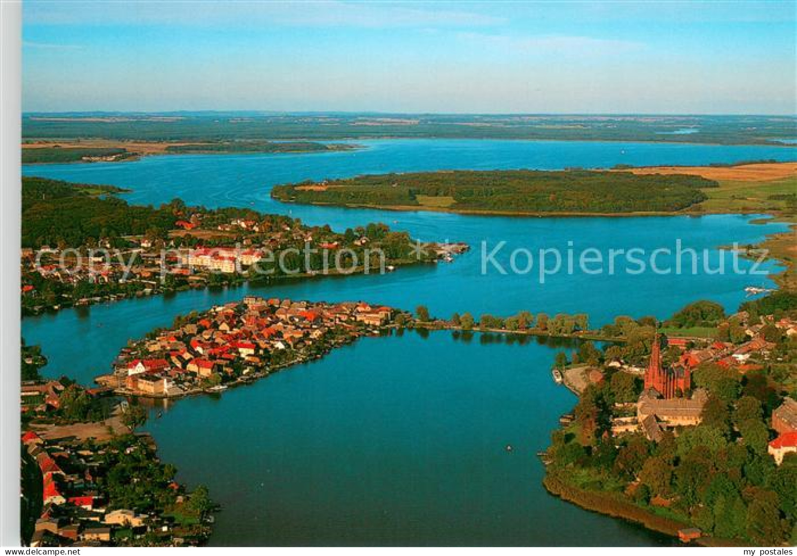 73656495 Malchow Fliegeraufnahme Mit Fleesensee Malchow - Andere & Zonder Classificatie