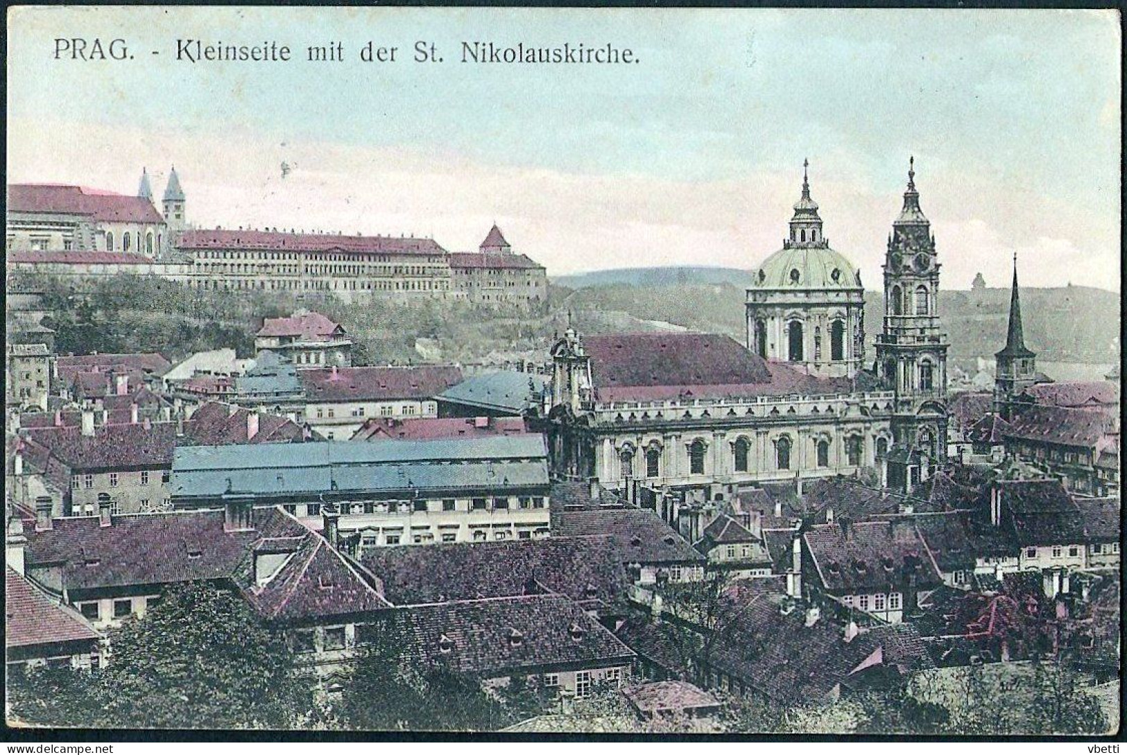 Czech Republic / Böhmen: Prag (Praha), Kleinseite Mit Der St. Nikolauskirche  1908 - Czech Republic