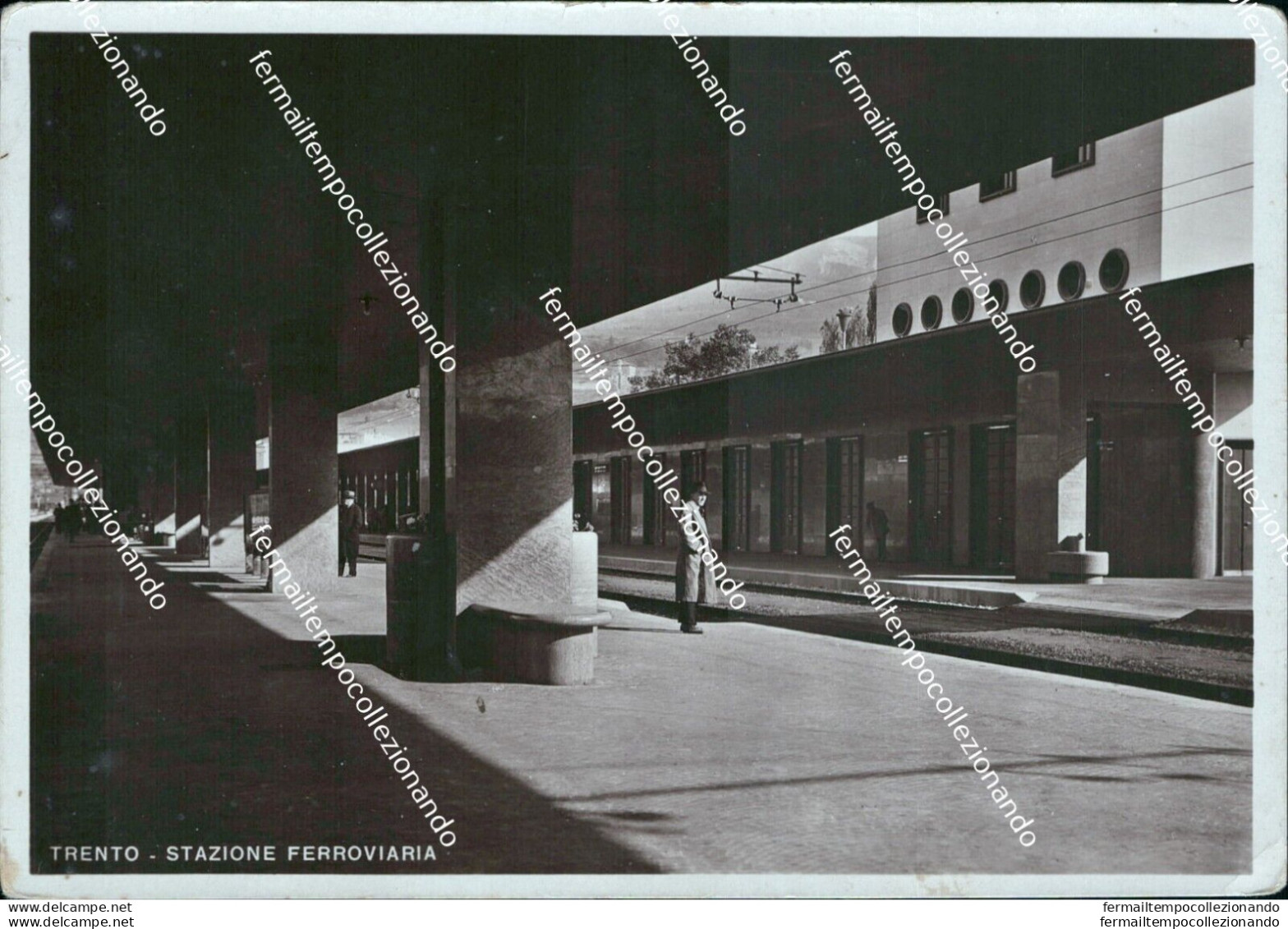 Ag782 Cartolina Trento Citta' Stazione Ferroviaria - Trento