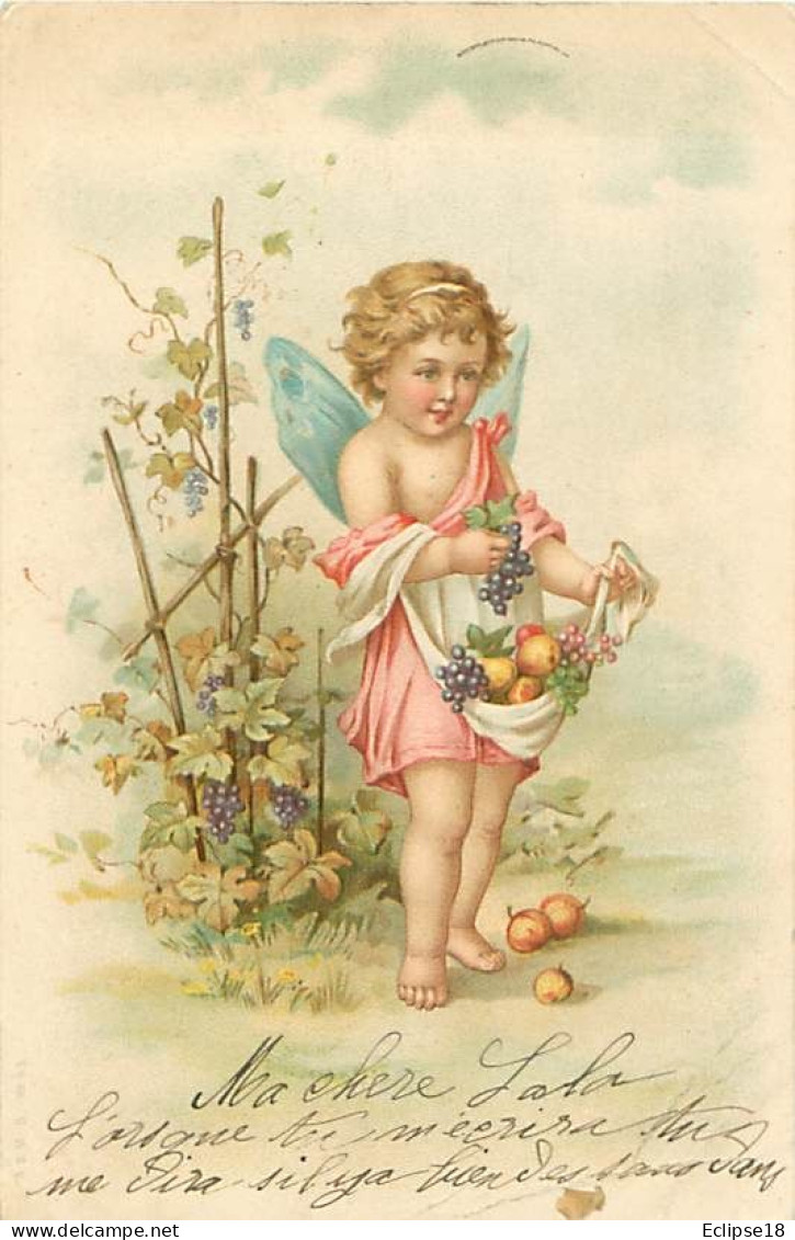 Illustration Enfant Ange      Q 2592 - Autres & Non Classés