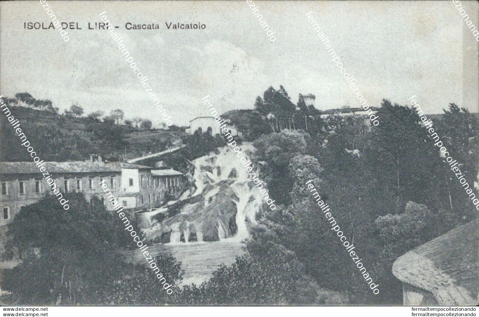 Be362 Cartolina Isola Del Liri Cascata Valcatoio Provincia Di Frosinone - Frosinone