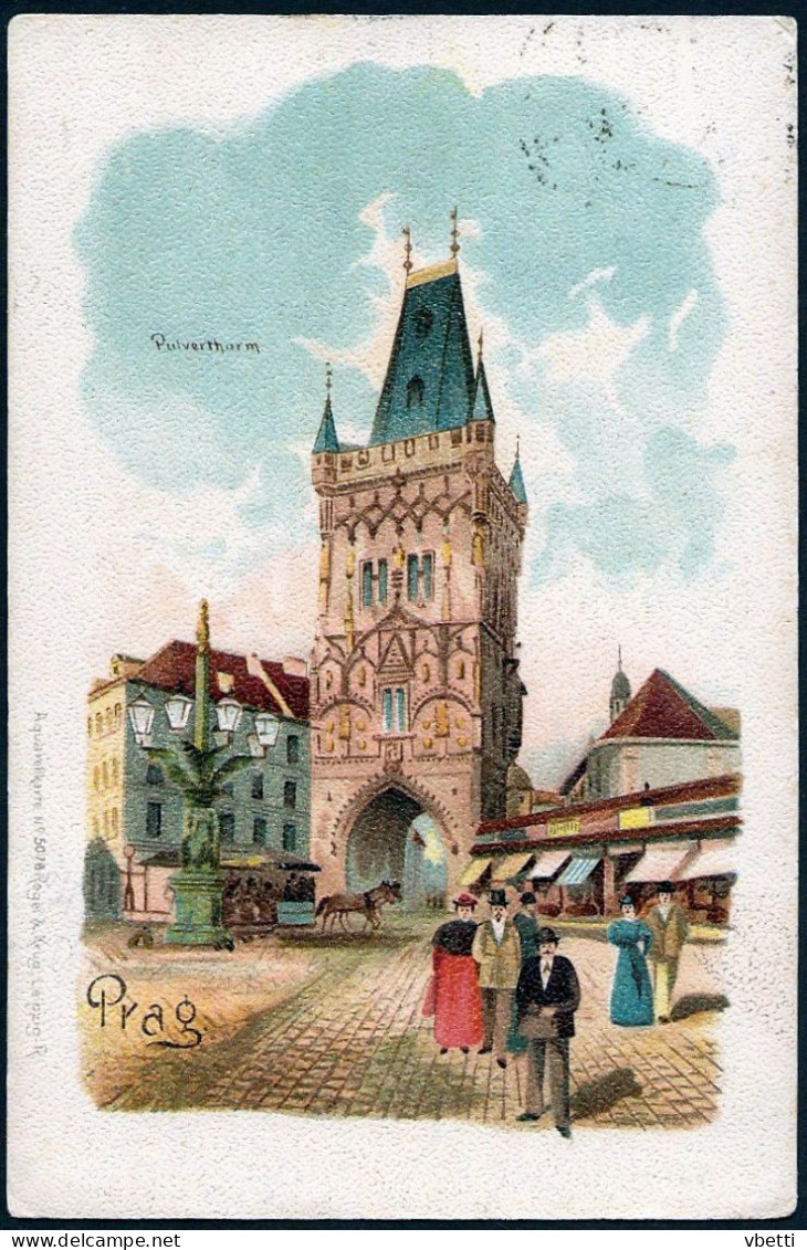 Czech Republic / Böhmen: Prag (Praha), Pulverthurm   1899 - Tschechische Republik