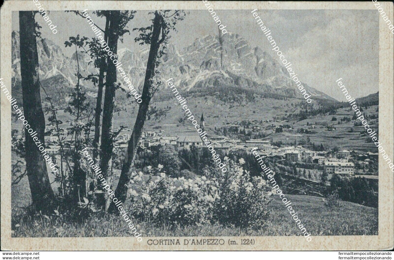 Be381 Cartolina Cortina D'ampezzo 1936 Provincia Di Belluno - Belluno