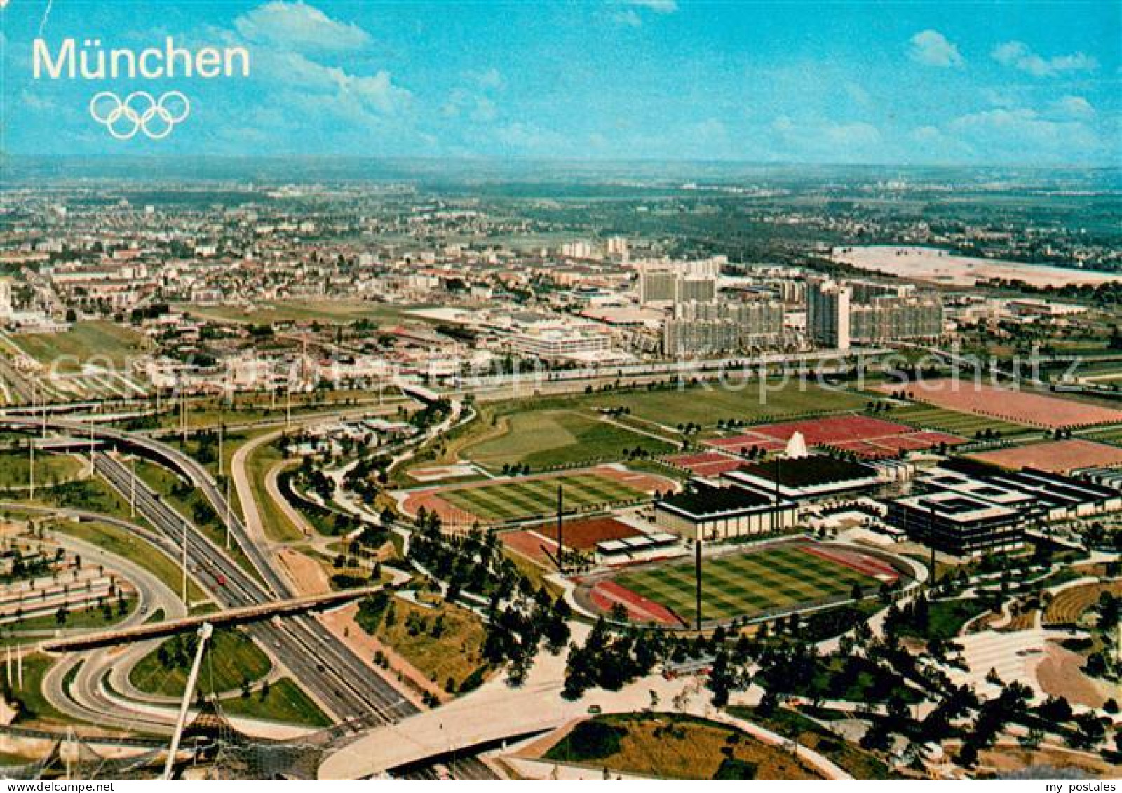 73656408 Muenchen Blick Vom Olympiaturm Muenchen - München