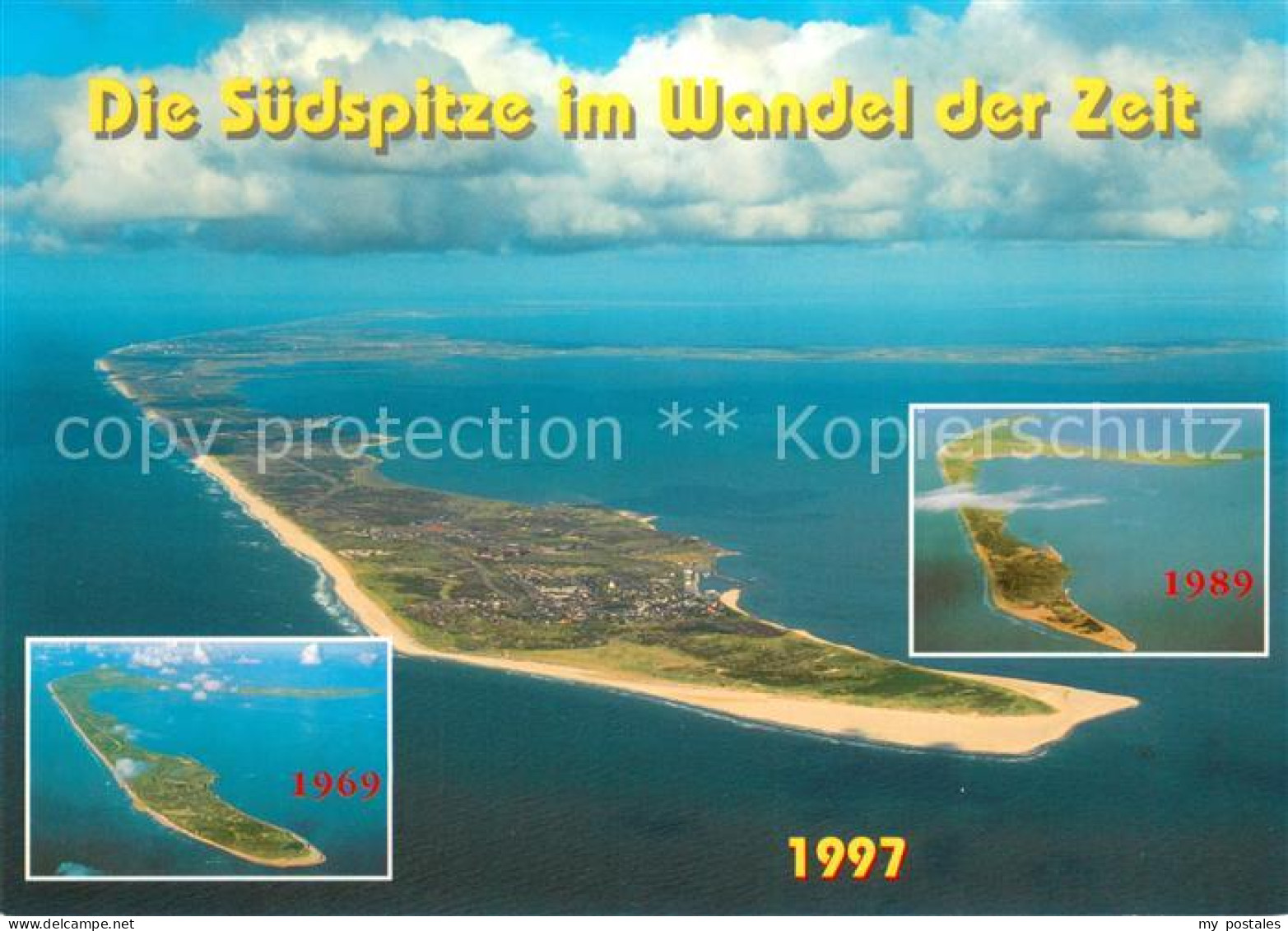 73656383 Sylt Suedspitze Im Wandel Der Zeit Fliegeraufnahmen Sylt - Sylt