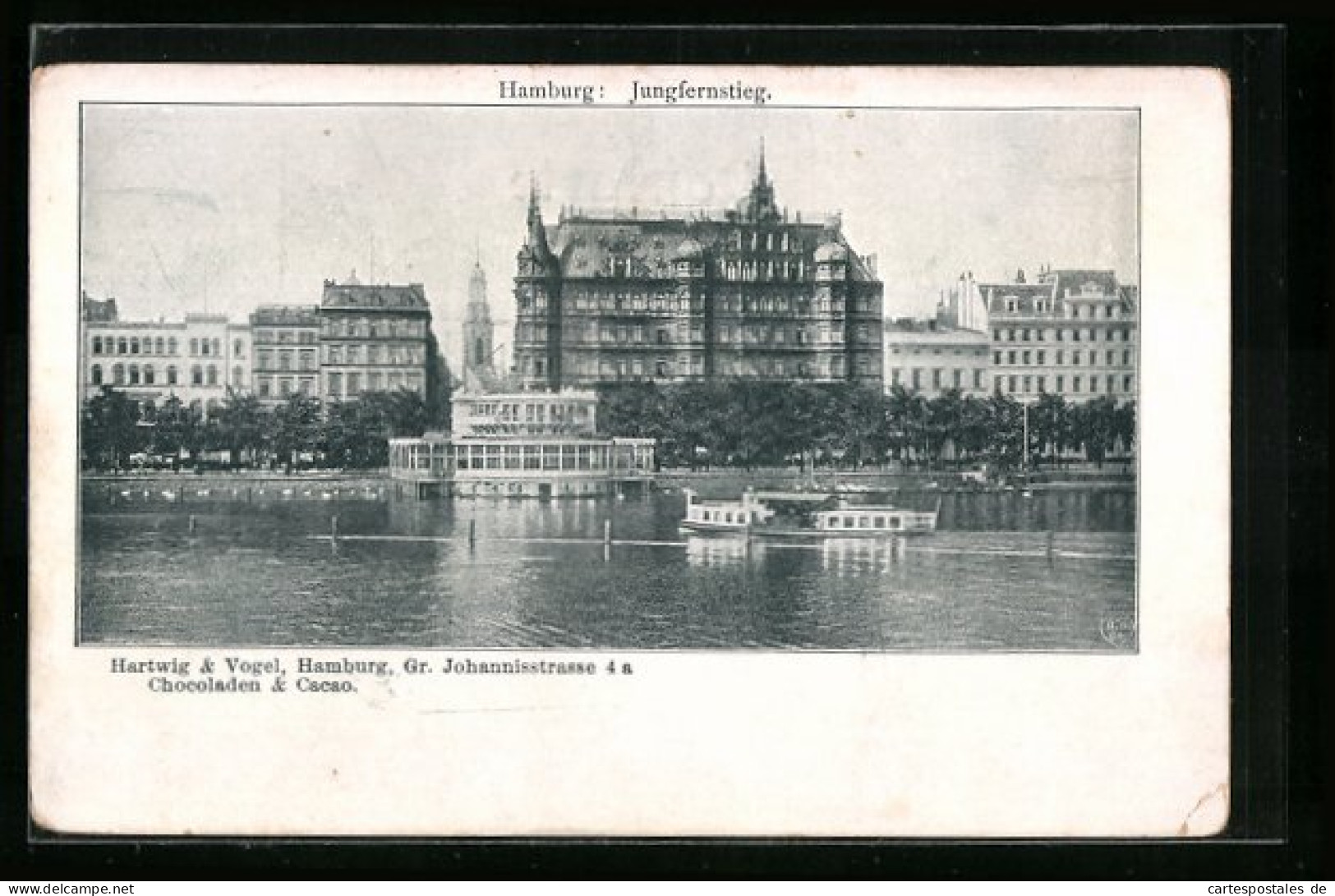 AK Hamburg-Neustadt, Ausflugsschiff Am Jungfernstieg  - Mitte