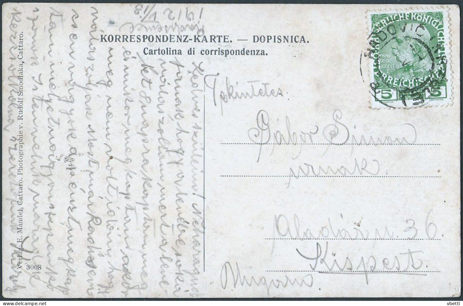 Montenegro: Krivošije (Crivoscie)  1912 - Montenegro