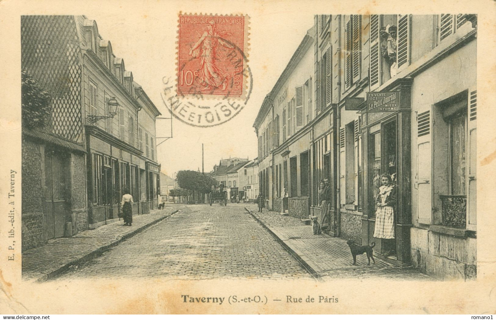 95)   TAVERNY  -  Rue De Paris - Taverny