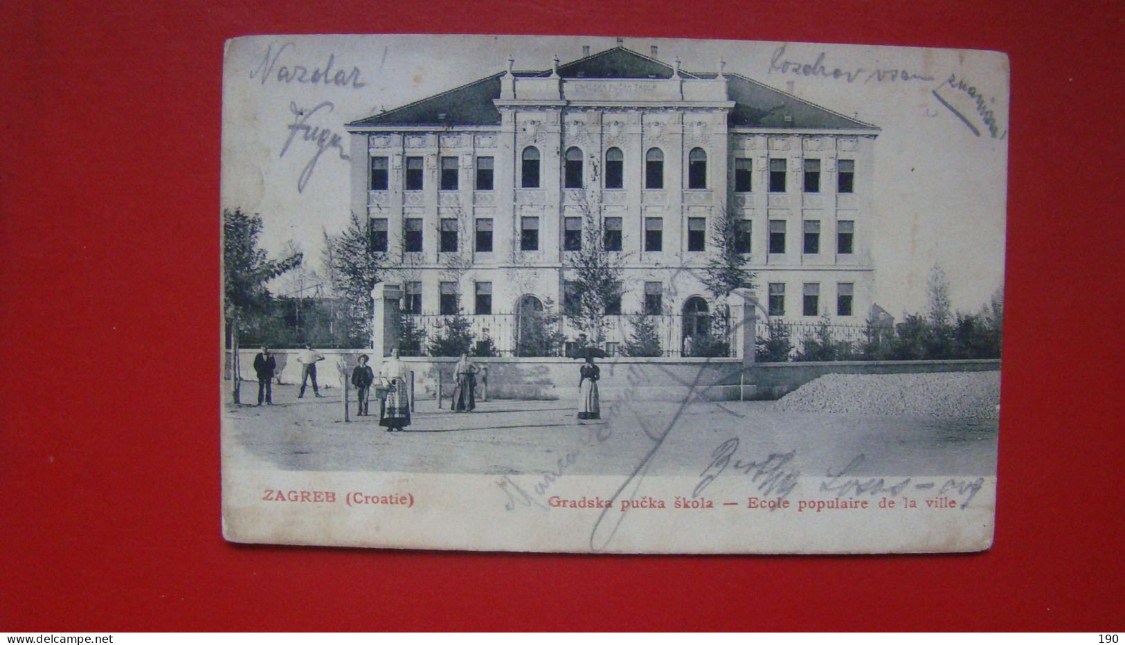 Zagreb - Gradska Pucka Skola  - Ecole Populaire Dela Ville. - Croatia