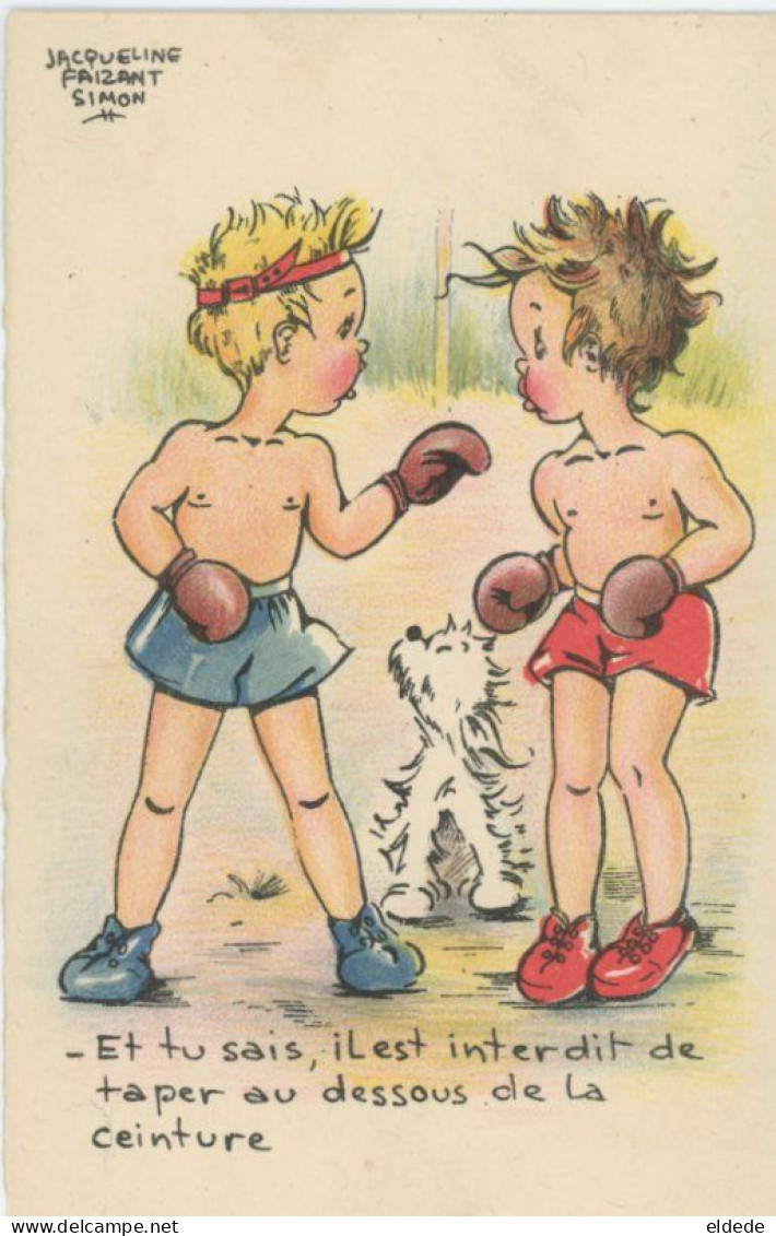 Comical Boxing Prohibited To Hit Under The Belt Boxe Enfants - Boxe