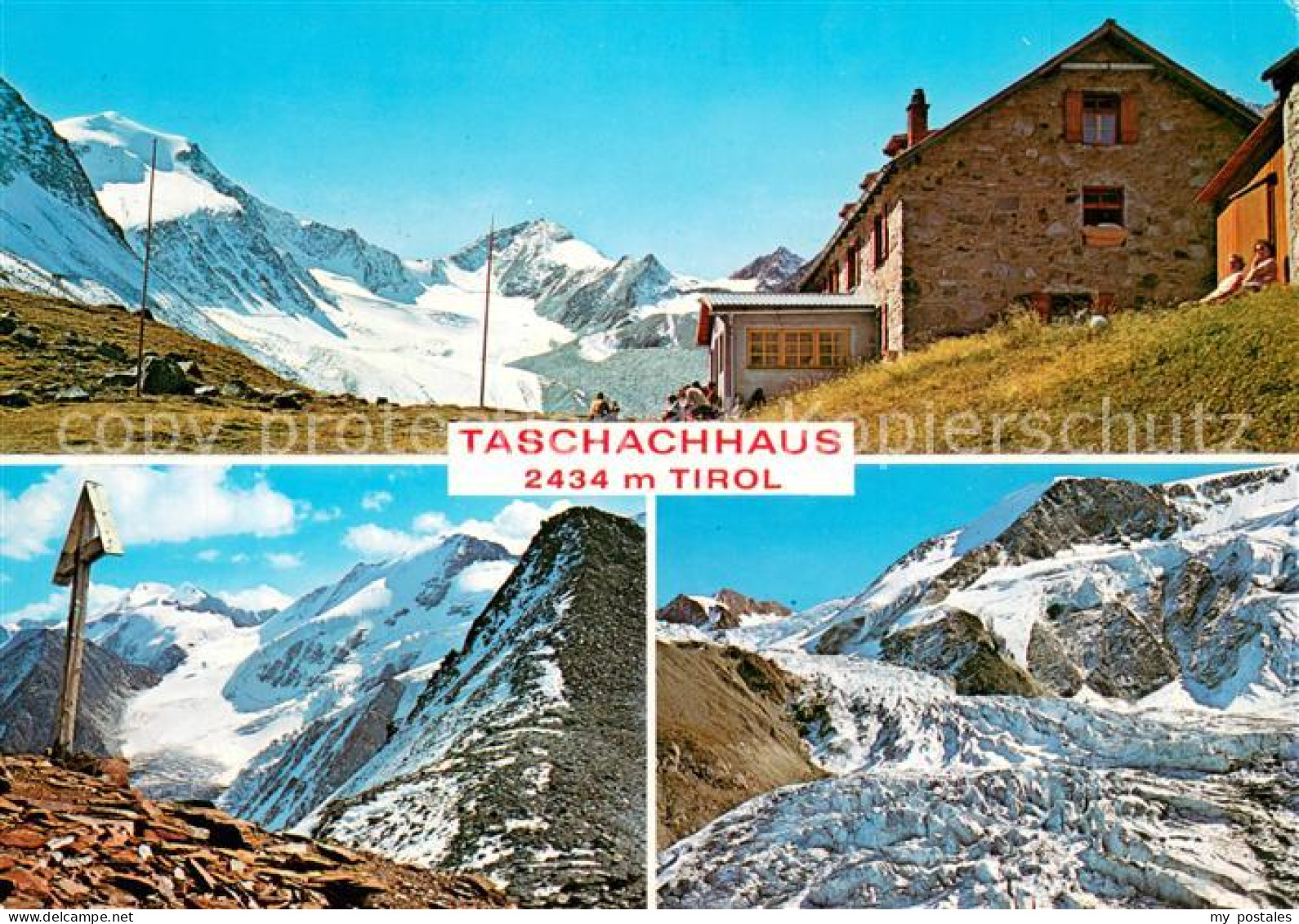 73656061 Tirol Region Taschachhaus Mit Oelgrubenjoch Und Eisbruch Tirol Region - Altri & Non Classificati